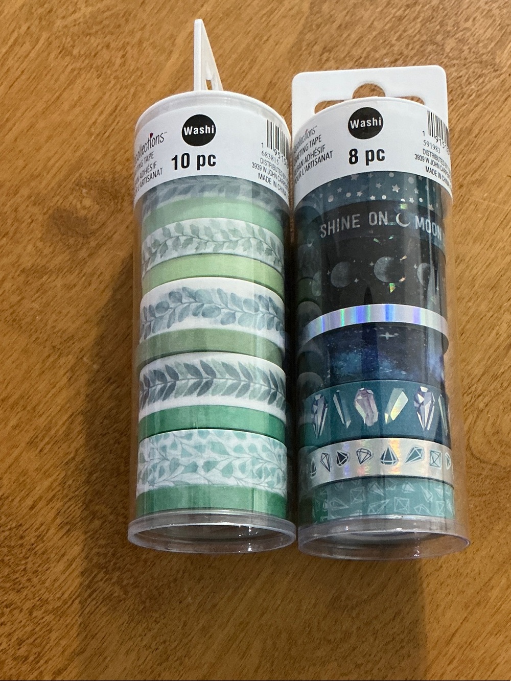 BRAND NEW NEVER OPENED: Recollections Washi Tape Set - Green and Blue Mix